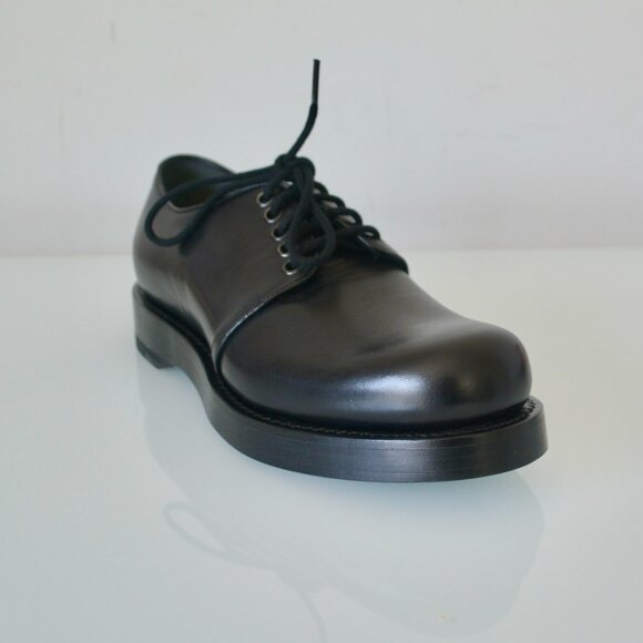 NIB GUCCI GOODYEAR SELLA LUX LEATHER LACE UP SHOES - Picture 8 of 12